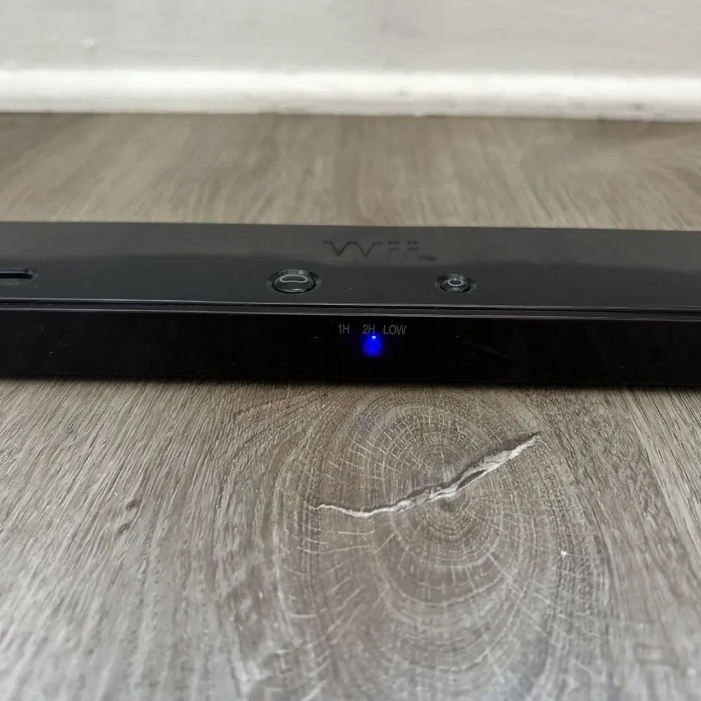 Nintendo Wii Ultra Sensor Bar Black Wireless 091002 Genuine OEM Tested Working